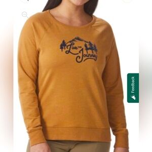 Columbia Live‎ the Journey Fleece Shirt Size Large Womens Canyon Gold Heather
